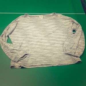 Long sleeve casual with slits on shoulders